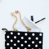 Ally Polkadot Oversize Clutch - HELLO PARRY Australian Fashion Label 